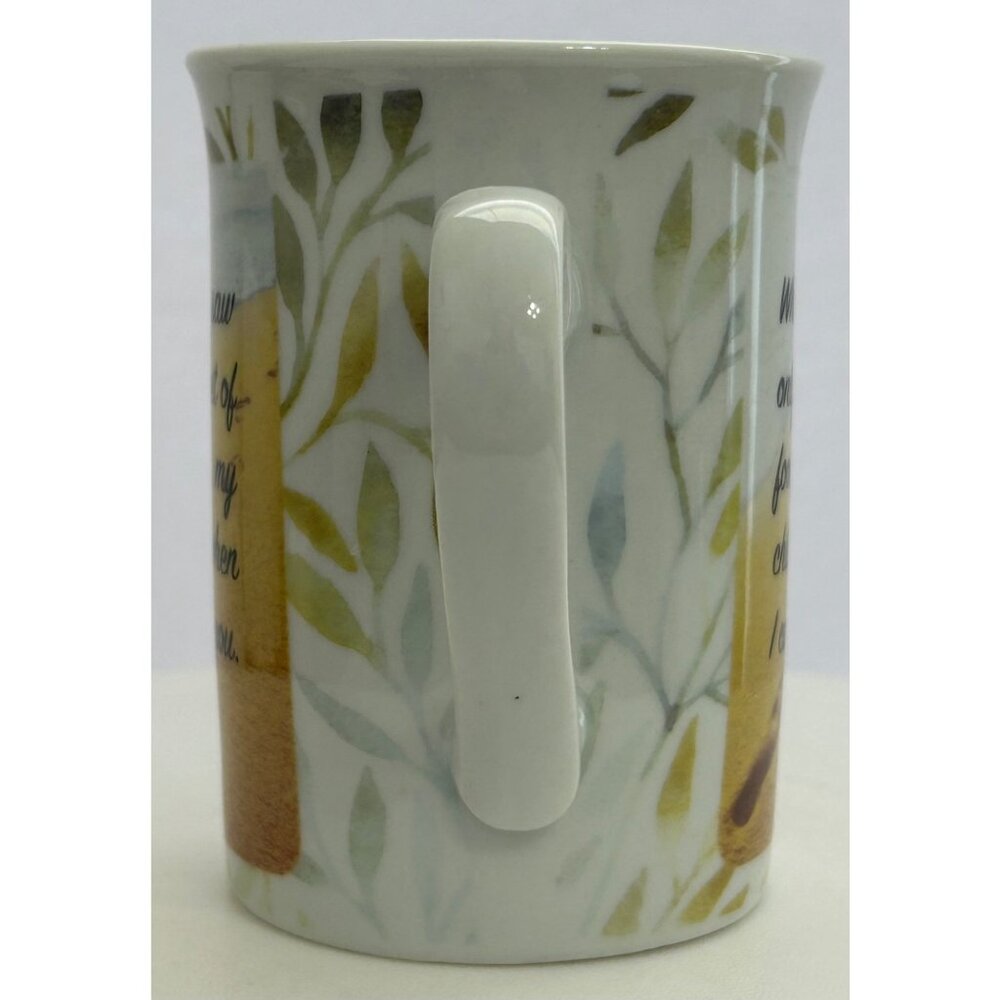 Footprints In The Sand Bay Island Coffee Mug Cup Scripture Religious Jesus Lord - Picture 4 of 8
